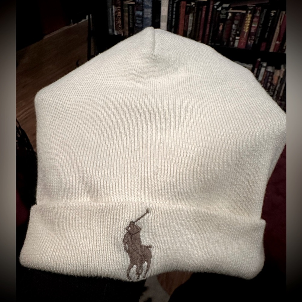 Ralph Lauren tuque white